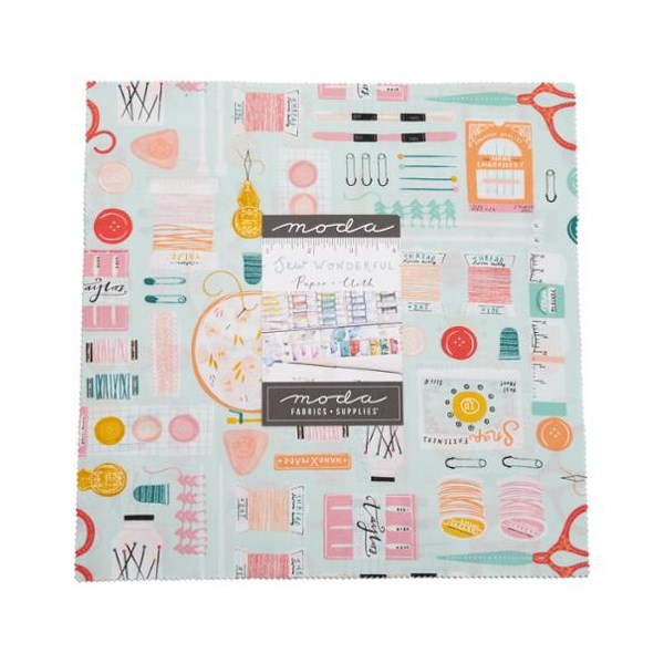 Sew Wonderful Layer Cake | Paper + Cloth Design House | 40 - 10" Squares