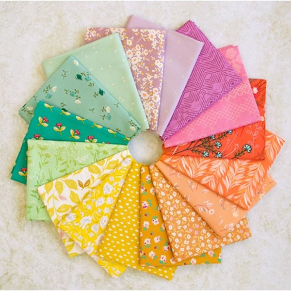 Sewcialite Fat Quarter Bundle | Art Gallery Fabrics | 16 FQs - Wildflower Hill-Christina West | Kindred Quilt Co.