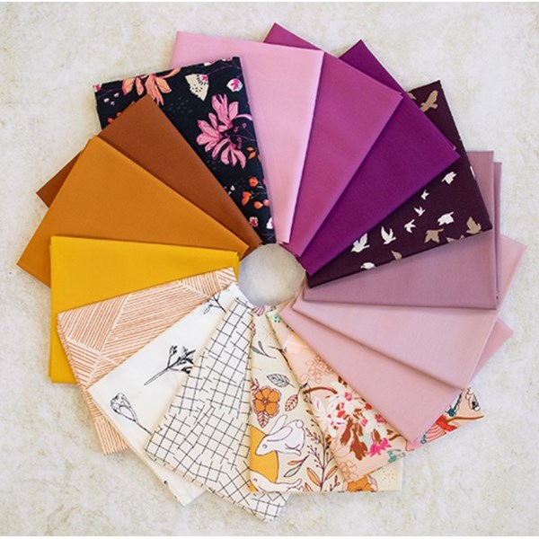 Sewcialite Fat Quarter Bundle | Art Gallery Fabrics | 16 FQs