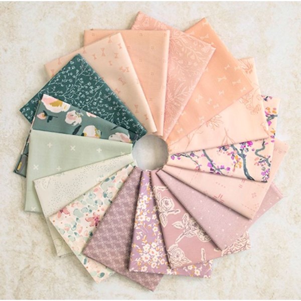 Sewcialite Fat Quarter Bundle | Art Gallery Fabrics | 16 FQs - Secret Garden-Kelsey Swatzke | White Rose Designs