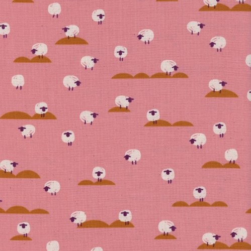 Sheep in Sunrise UNBLEACHED COTTON