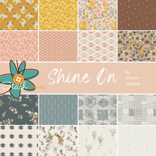 Shine On Layer Cake | Sharon Holland | 42 PCs