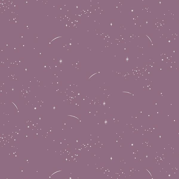 Shooting Star Lucky Charms - Mauve with Silver Metallic