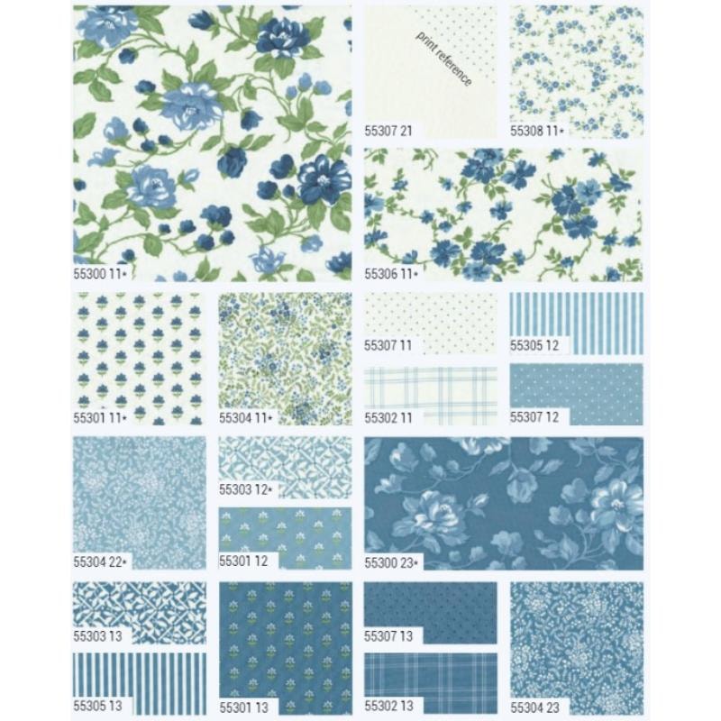 Shoreline Mini Charm Pack | Camille Roskelley | 42 - 2.5" Squares