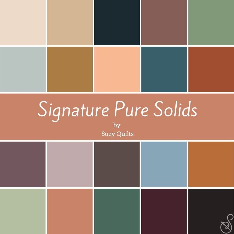 Signature Pure Solids Fat Quarter Bundle | Suzy Quilts