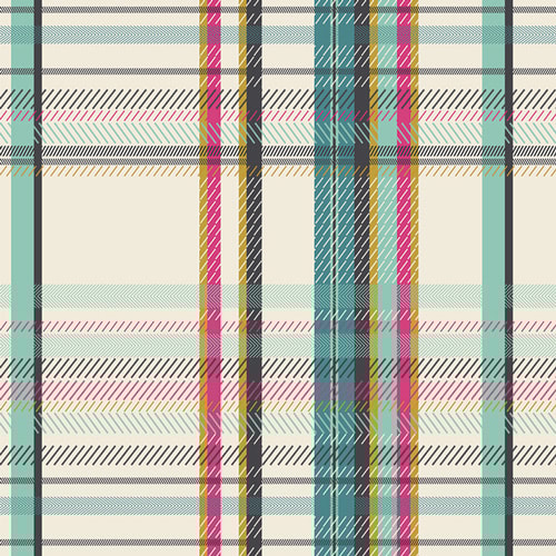 Sketch Plaid - Tealberry