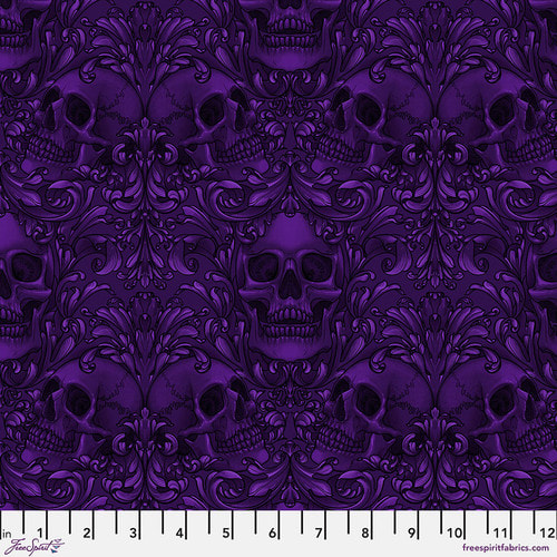 Skull Damask