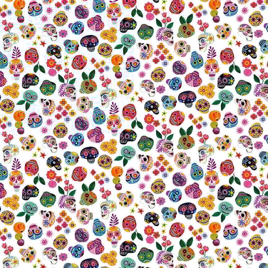 Skulls - White
