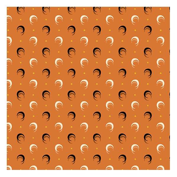 Crescent Moons - Orange Rust