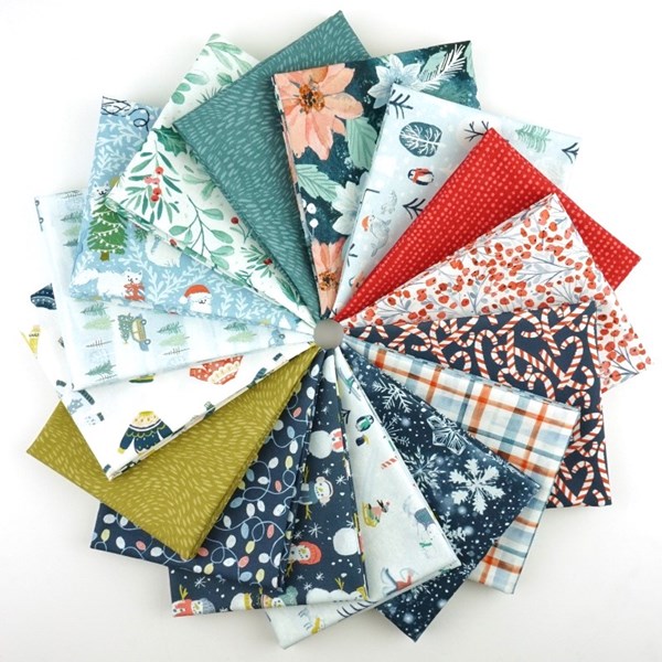 Snow Much Fun Fat Quarter Bundle | Clara Jean | 16 FQs