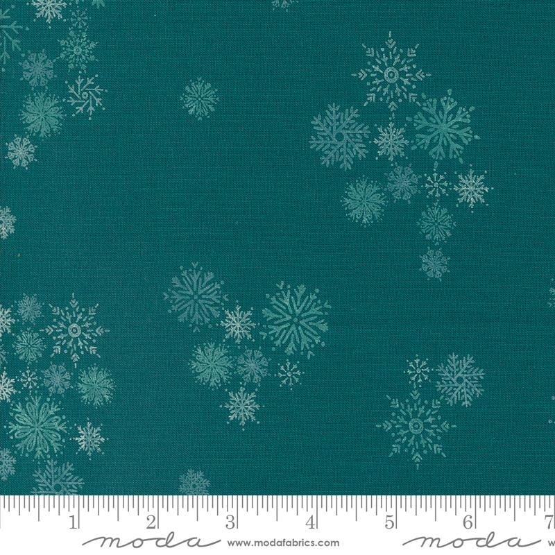 Snowflake Fall - Teal