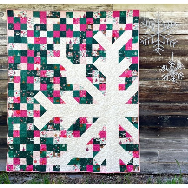 Snowflake Quilt Kit Christmas in the City Pattern Included SKU