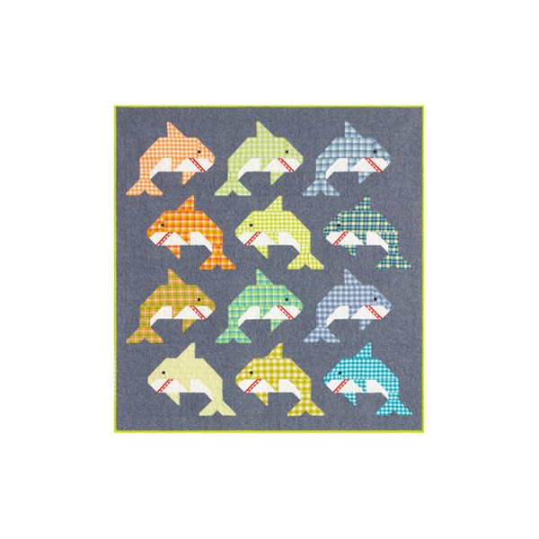 Social Sharks Quilt Kit | Elizabeth Hartman