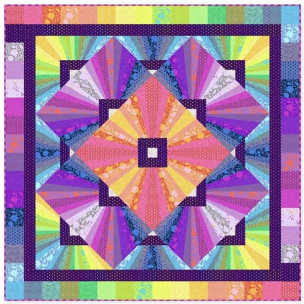 Solar Flare Quilt Kit | True Colors | Tula Pink