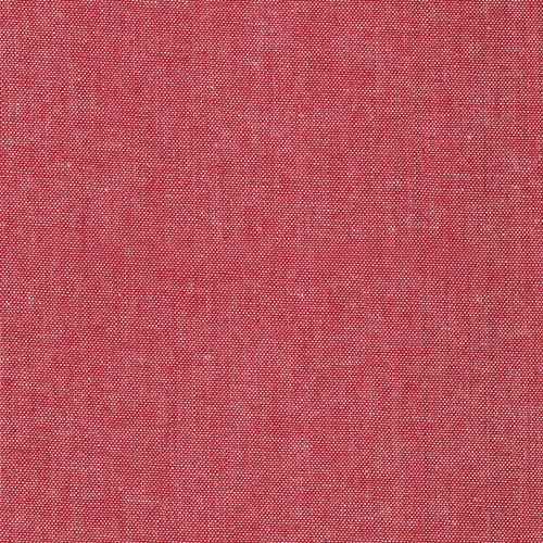 Solid Smooth Denim in Cherry Crimson