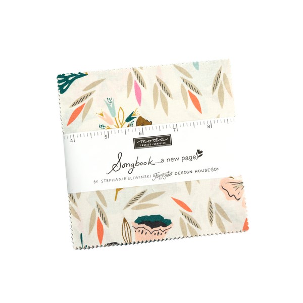 Songbook: A New Page Charm Pack | Fancy That Design House & Co. | 42- 5" Squares