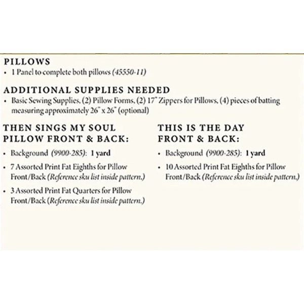 Songbook A New Page Pillow Bundle Pattern | Fancy That Design House & Co.