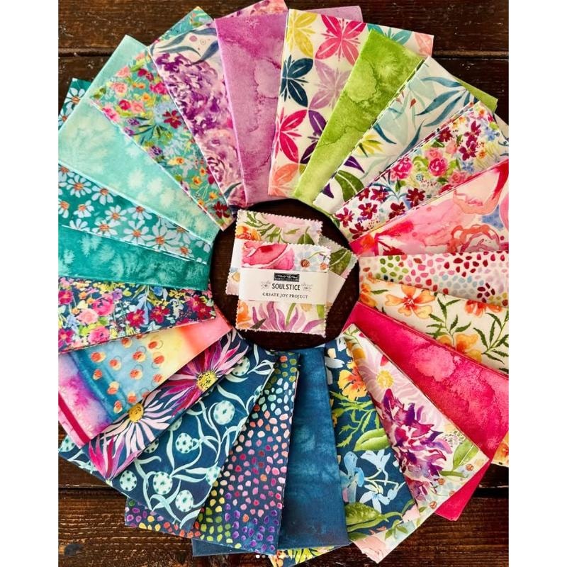 Soulstice Mini Charm Pack | Create Joy Project | 42 - 2.5" Squares