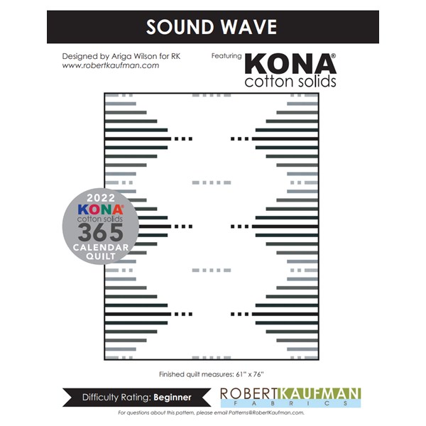 Sound Wave Quilt Pattern
