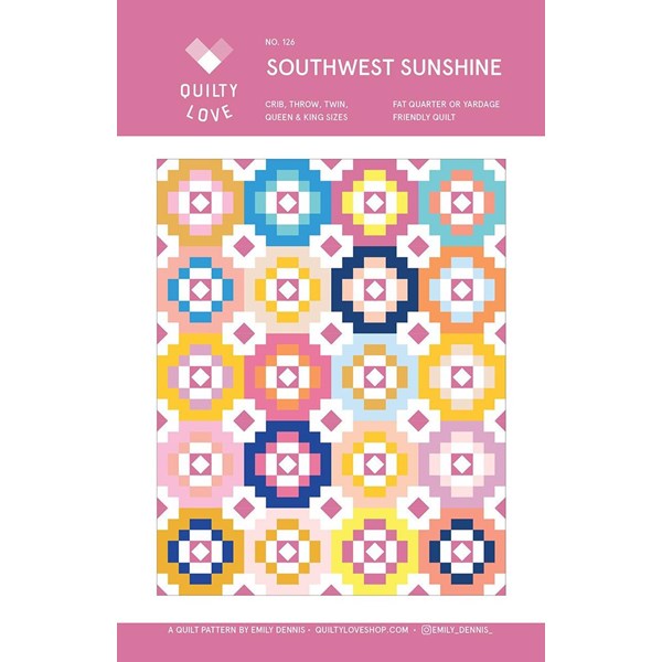 Southwest Sunshine Pattern by Quilty Love
