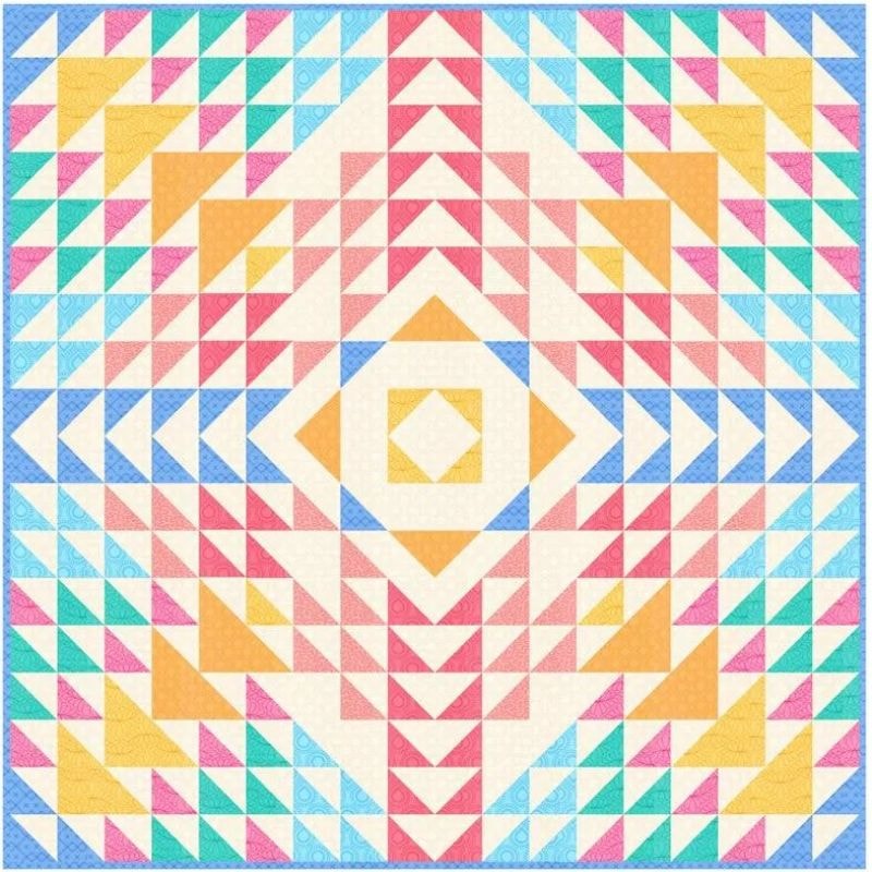 Sparkle and Glitter Quilt Kit | Rainbow Sherbet | Sariditty