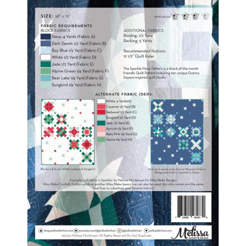 Sparkle More Quilt Pattern | Melissa Mortenson