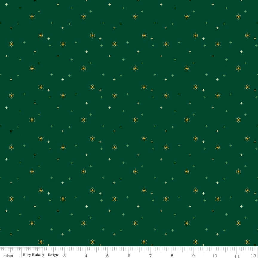 Sparkler Snowflake - Christmas Green