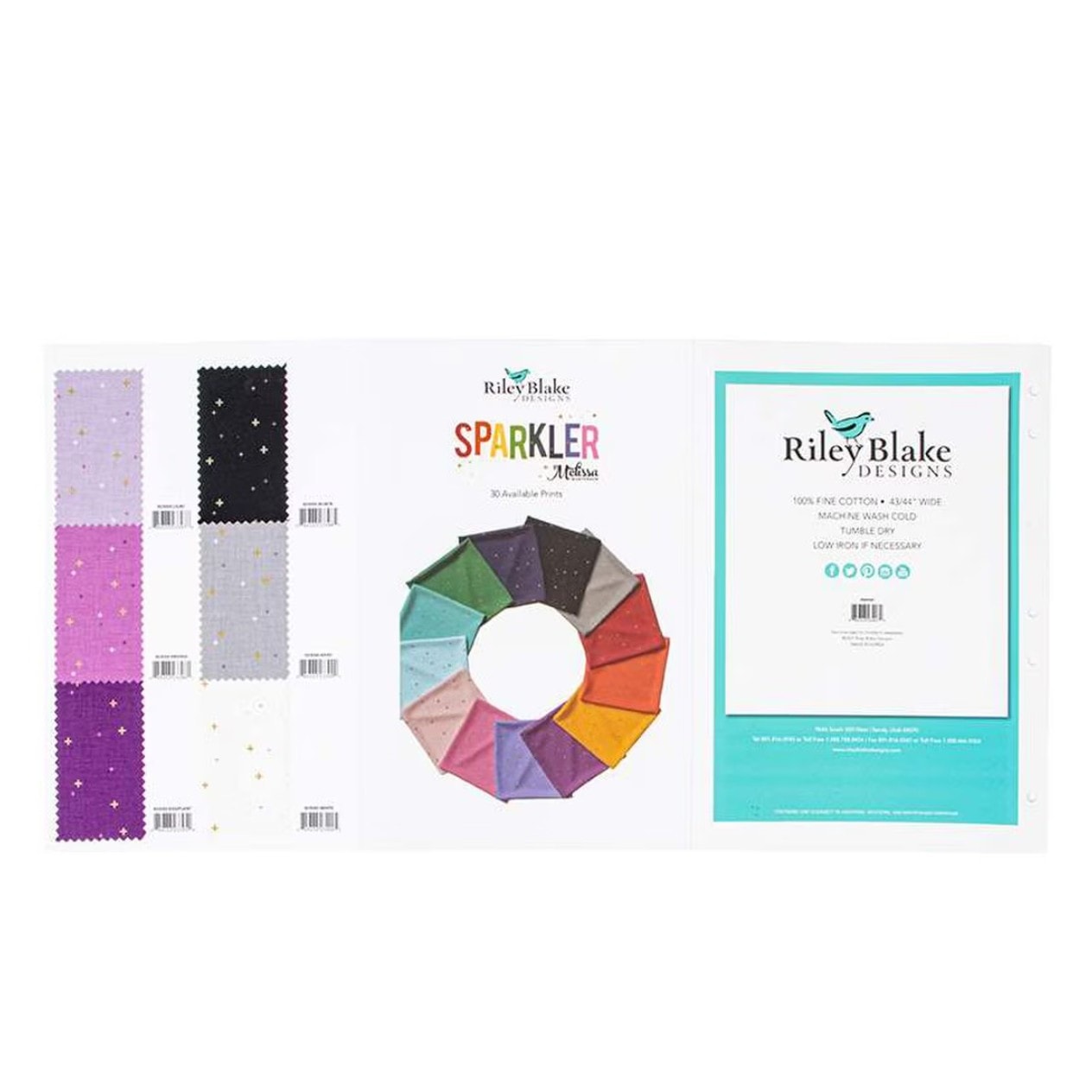Sparkler Swatch Card | Melissa Mortenson