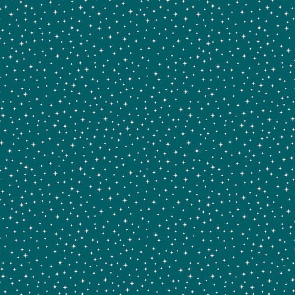 Sparkling Stars - Dark Teal