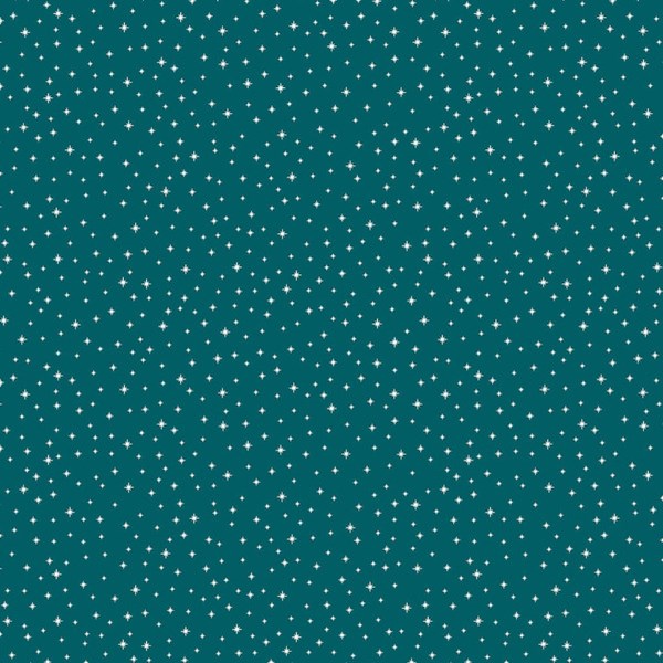 Sparkling Stars - Dark Teal