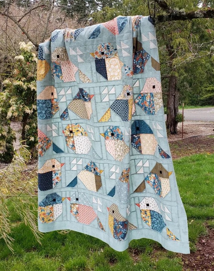 Sparrows Quilt Kit