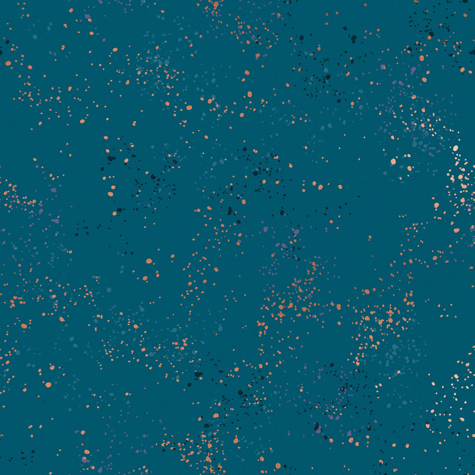 Speckled CANVAS - Teal Metallic