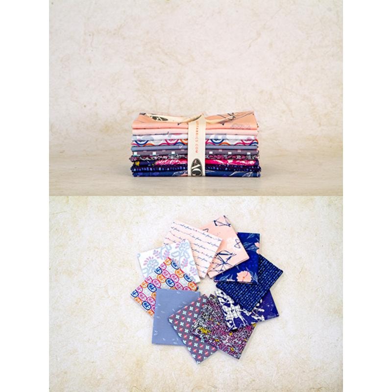 Spectrum Fat Quarter Bundle | Art Gallery Fabrics | 10 FQs - Indigo Rose