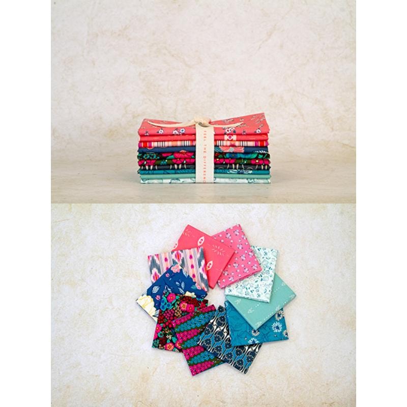 Spectrum Fat Quarter Bundle | Art Gallery Fabrics | 10 FQs - Gemstone