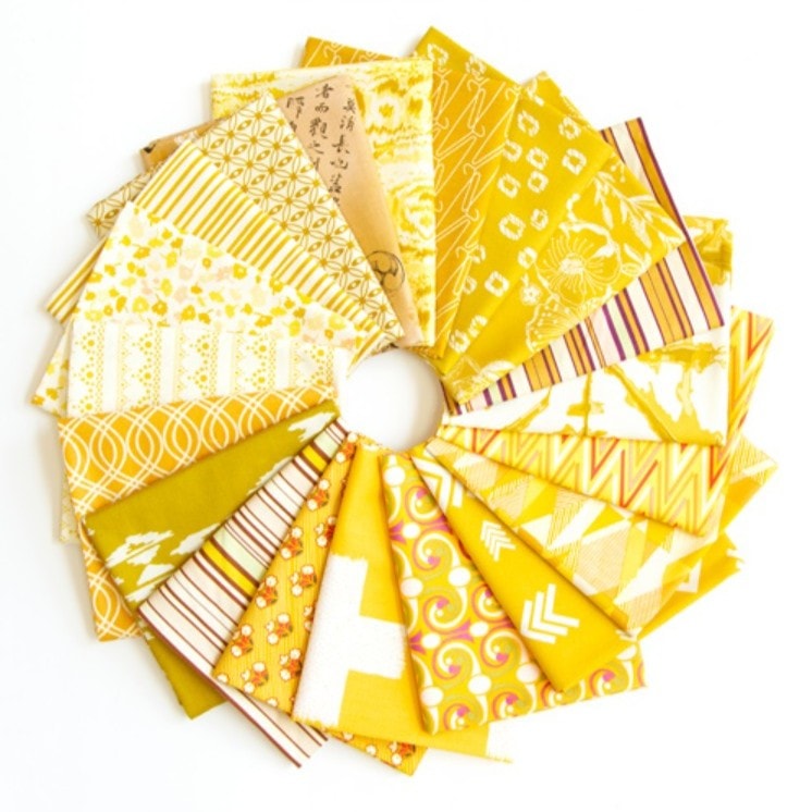 Spectrum Fat Quarter Bundle | Art Gallery Fabrics | 20 FQs - Honey Glow