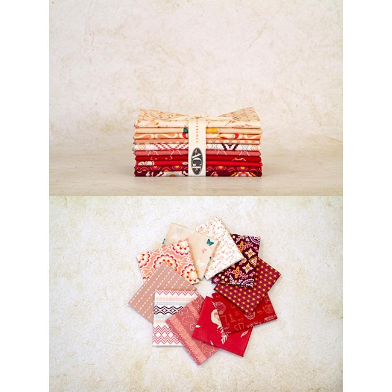 Spectrum Fat Quarter Bundle | Art Gallery Fabrics | 10 FQs - Dusty Rose