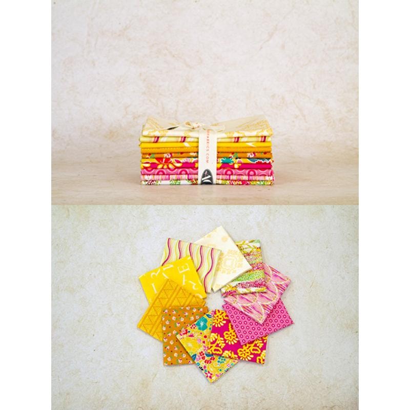 Spectrum Fat Quarter Bundle | Art Gallery Fabrics | 10 FQs - Pink Lemonade