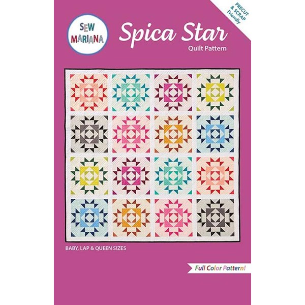Spica Star Quilt Pattern | Sew Mariana