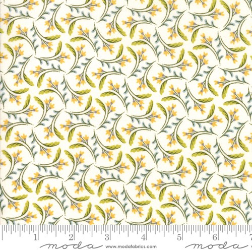 Spiral Flowers in Yellow