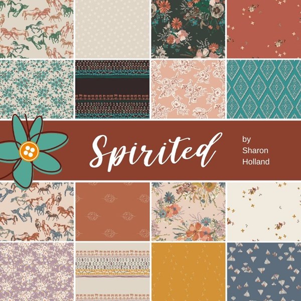 Spirited Fat Quarter Bundle by Sharon Holland