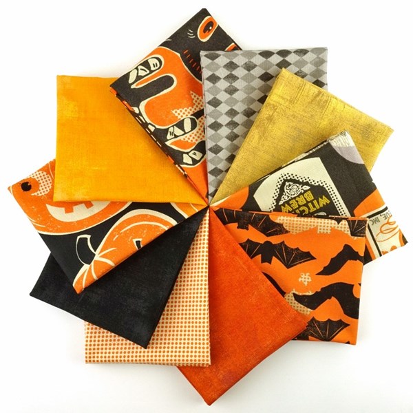 Spooktacular Fat Quarter Bundle | Maude Asbury | 10 FQs