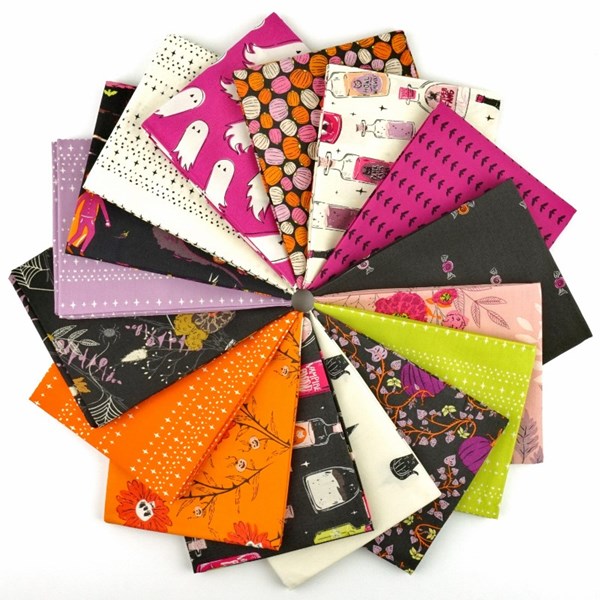 Spooky 'n Witchy Fat Quarter Bundle | AGF Studio | 16 FQs