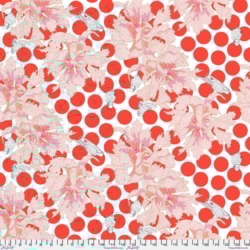 Spotty Peony - Vermilion