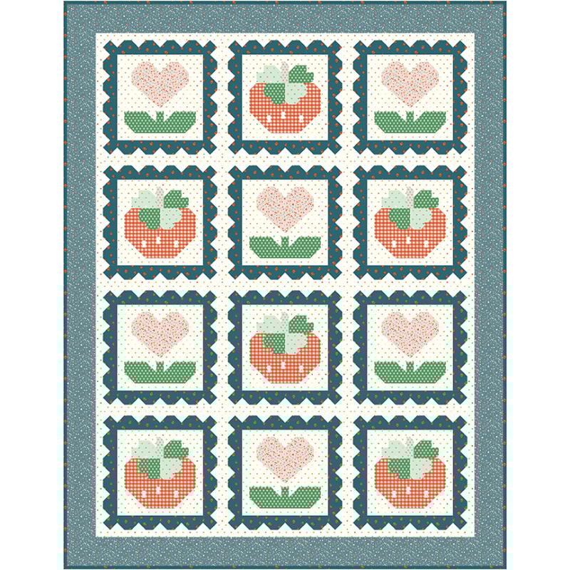 Spring Postage Quilt Pattern | Lamb Farm Designs