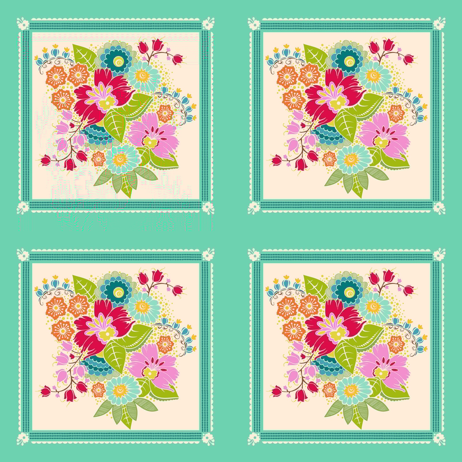 Square Dance Panel | Anna Maria Horner | 24" x WOF - Bright