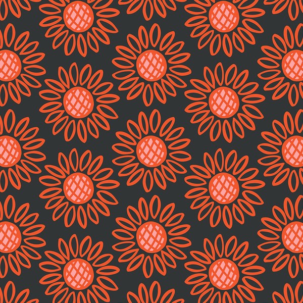 Squeeze Sunflowers - Black