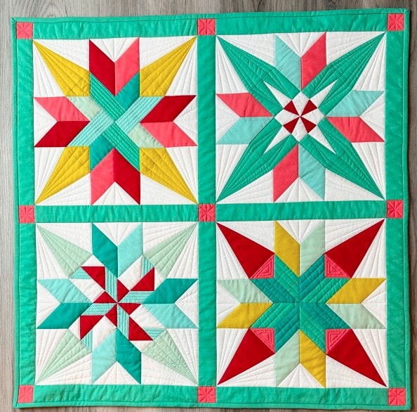 St. Nick's Stardust Quilt Pattern | Maureen Garner