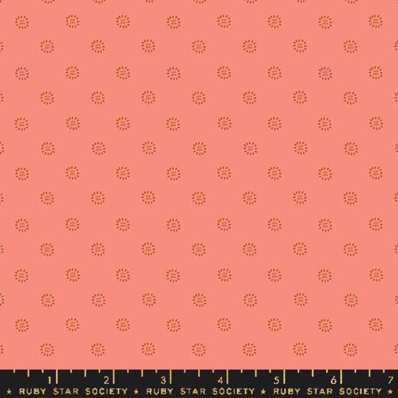 Stamped Flower - Dark Melon