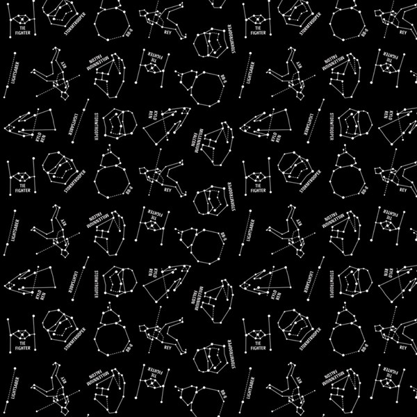 Star Wars Line Drawings FLANNEL