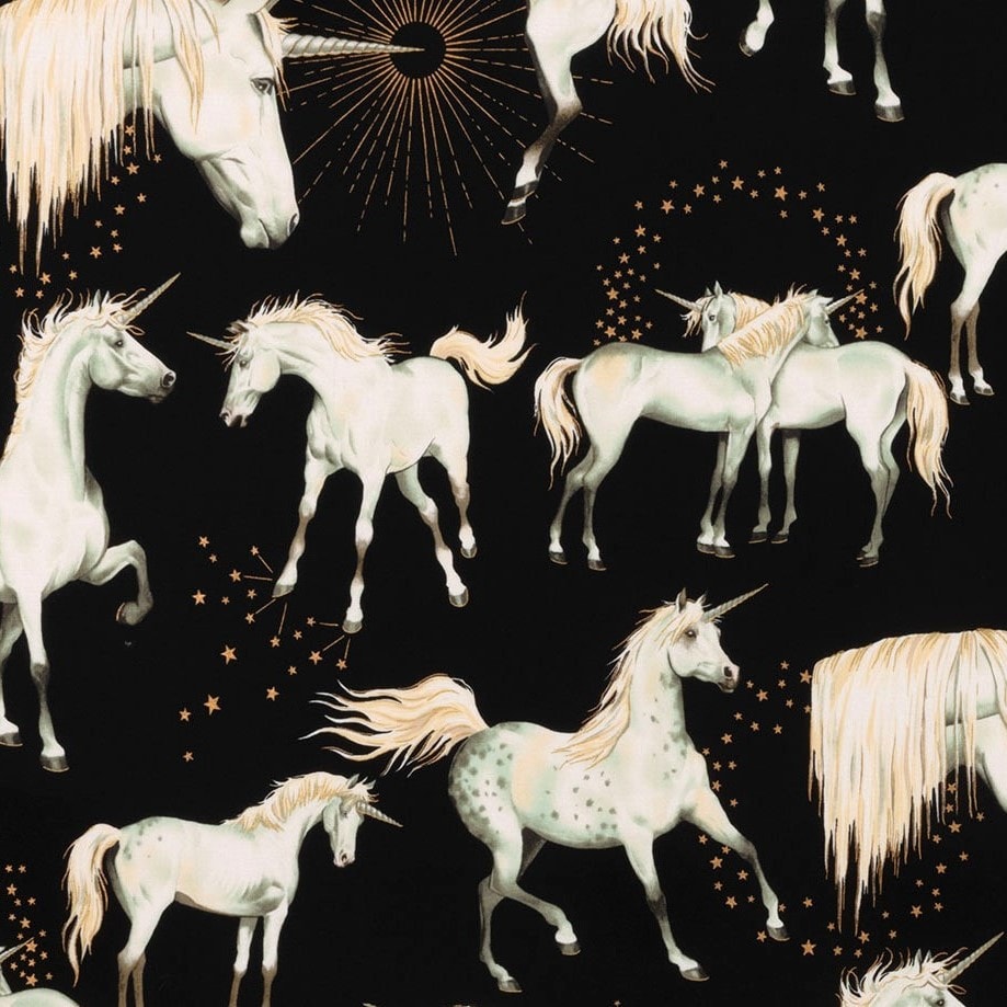Stars of the Unicorn - Black Metallic